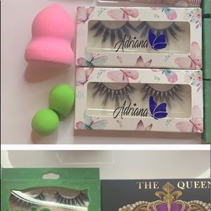 Make up lot with lashes